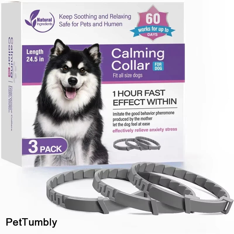 New 62cm Pet Calming Collar to Relieve Dog - MyPetDollar.com