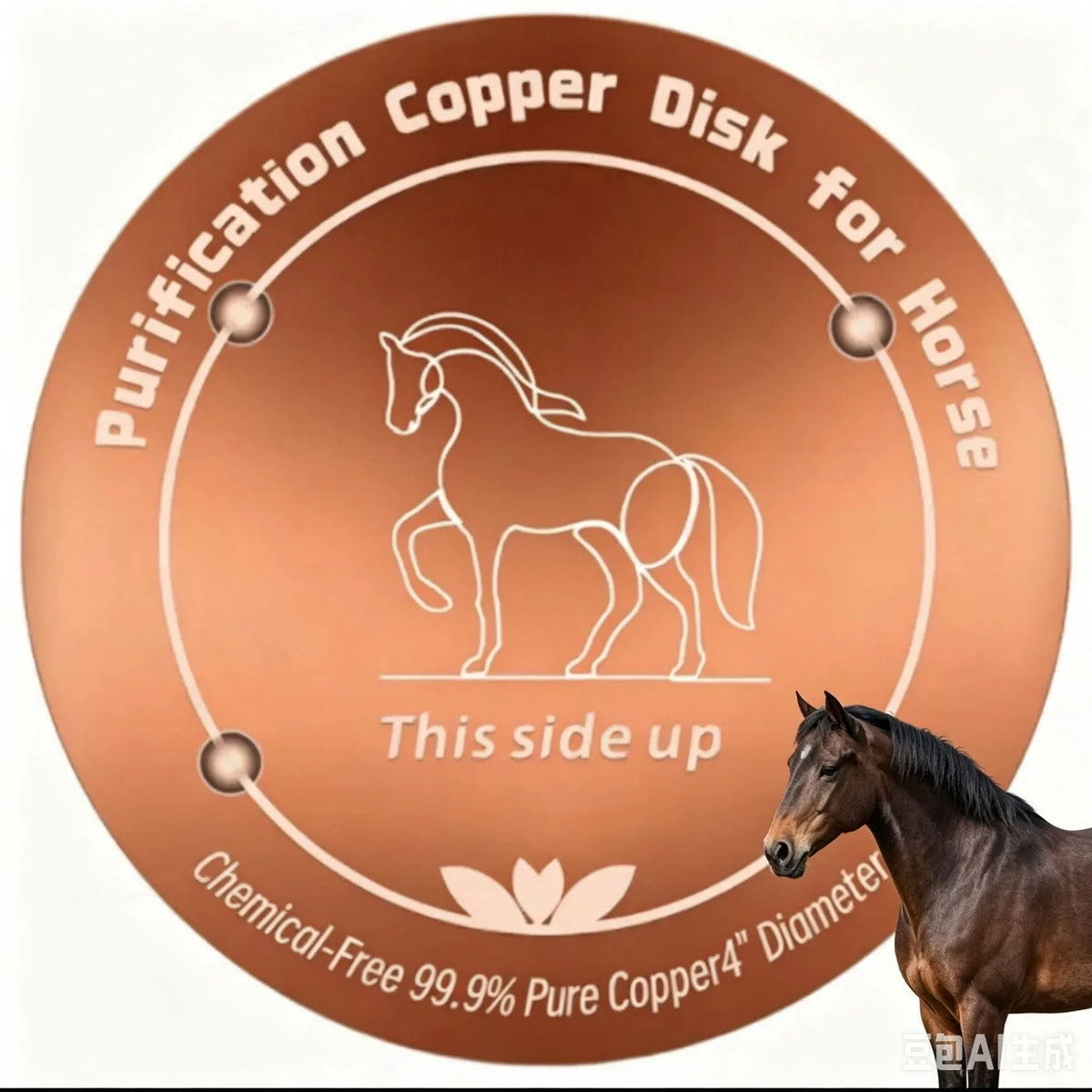 10CM Bird Bath Copper Disk Purification Tray - MyPetDollar.com