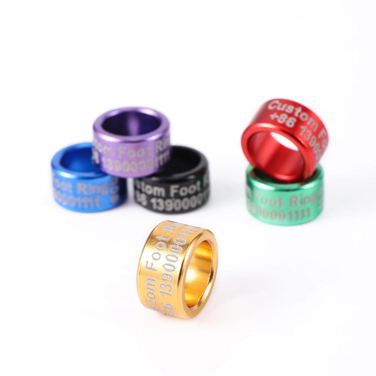 DIY Custom 8/10mm Pigeon Foot Ring - MyPetDollar.com