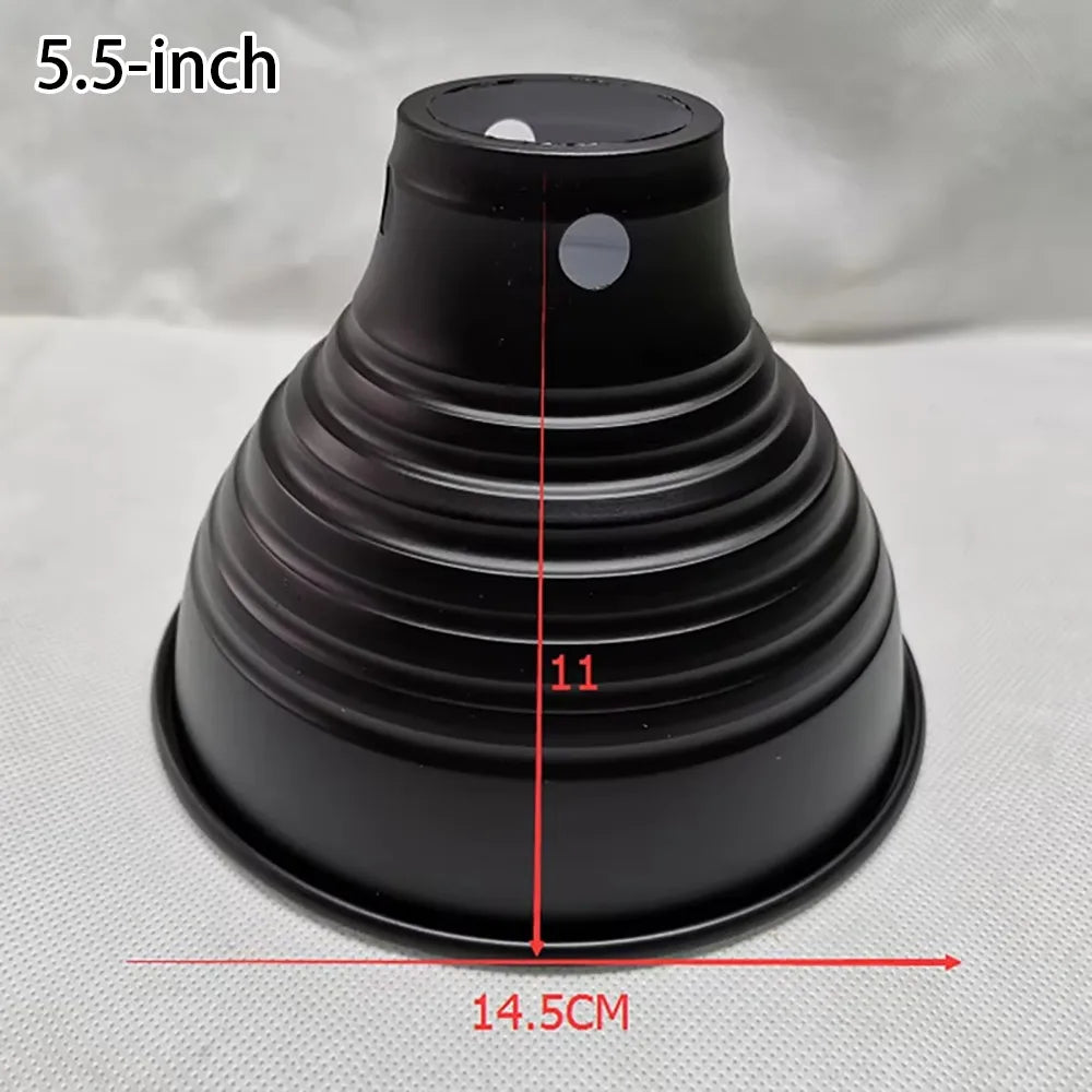 Dome Heating Reptile Light Fixtures Aluminum Black Animals – 2 Colors