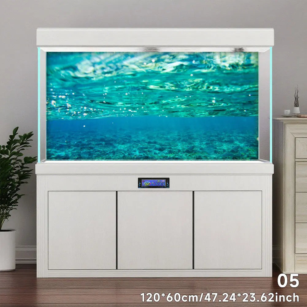 1Pc Aquarium Background Sticker Fish Tank - MyPetDollar.com