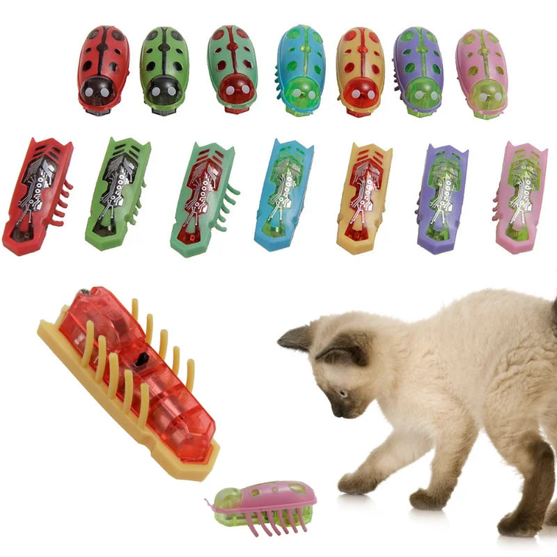 1PC Electric Bug Cat Toy Automatic Flip - MyPetDollar.com