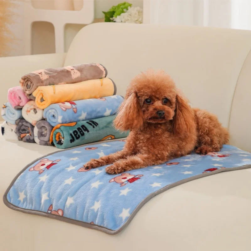 2025 New Soft Pet Blanket Spring Warm Dog - MyPetDollar.com
