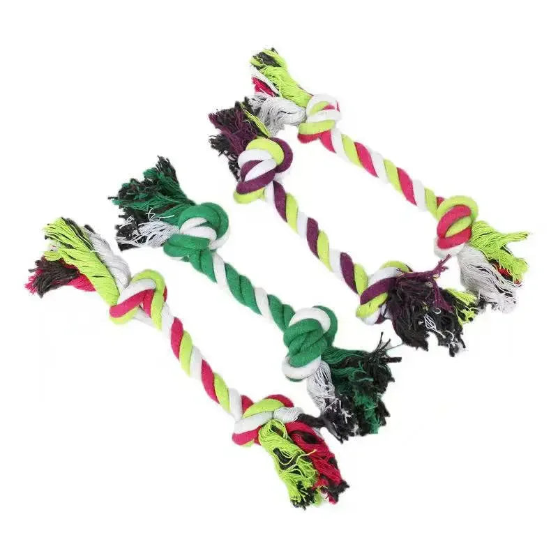 Durable Braided Cotton Rope Dog Chew Toys, - MyPetDollar.com