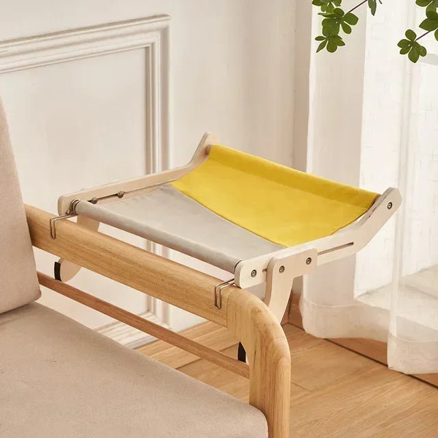 Cat Hammock Wooden Assembly Hanging Bed – 6 Colors