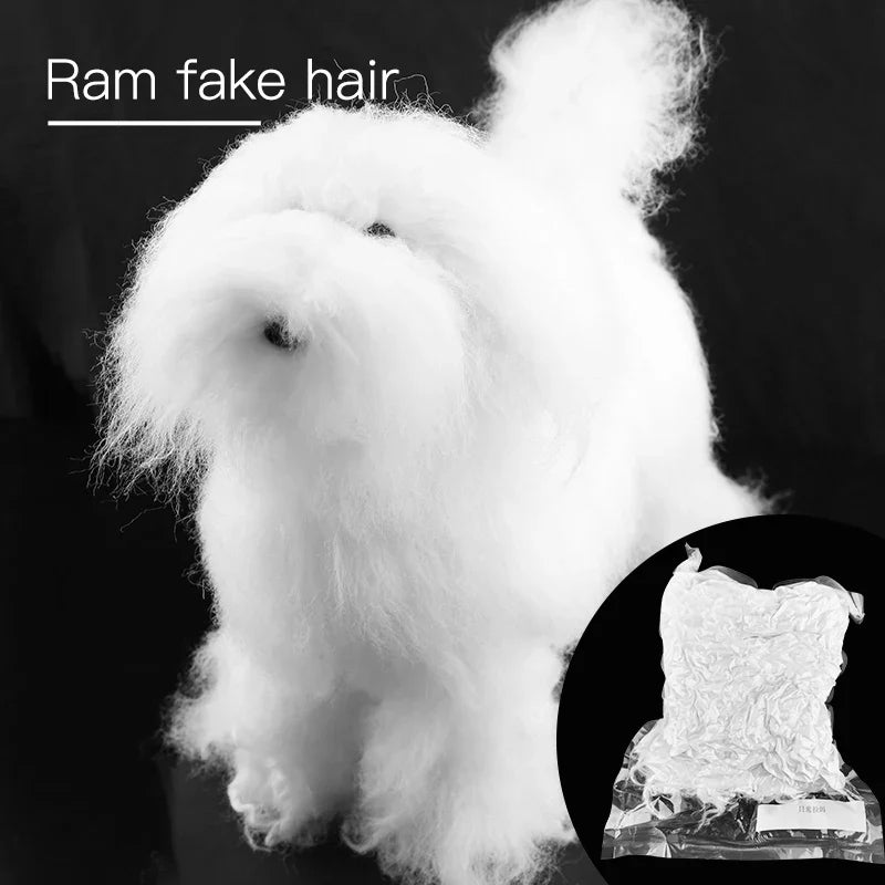 Fenice Pet Simulation Hair Grooming Fake Dog - MyPetDollar.com