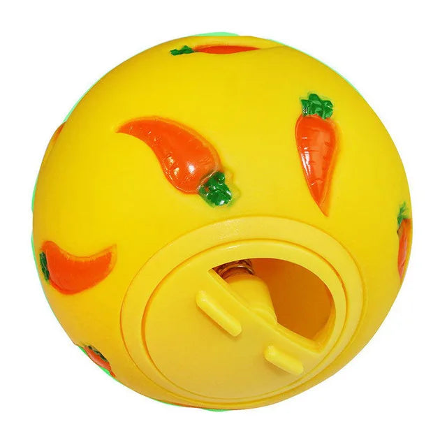 Rabbit Treat Ball Pet Slow Feeder – Small Pet Bowls & Feeders
