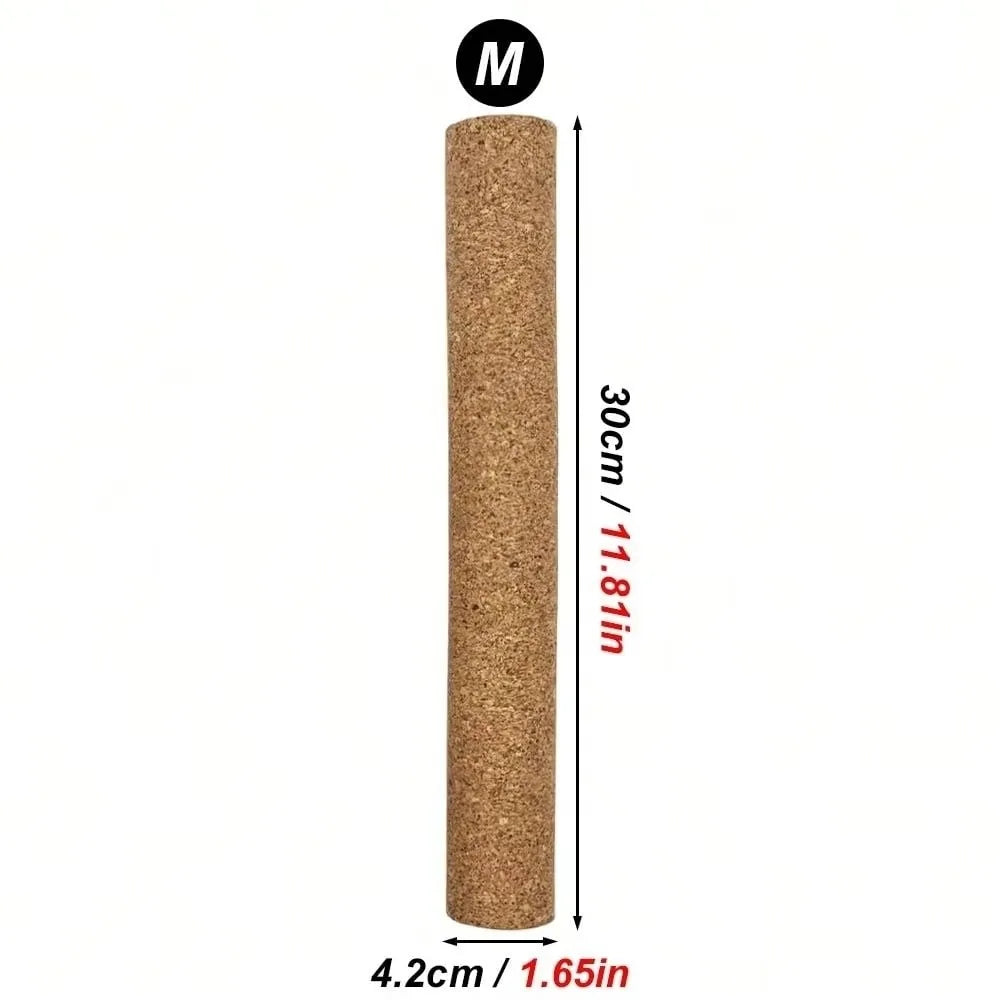 Natural Cork Reptile Climbing Sticks Flexible Design Branch – 3 Colors