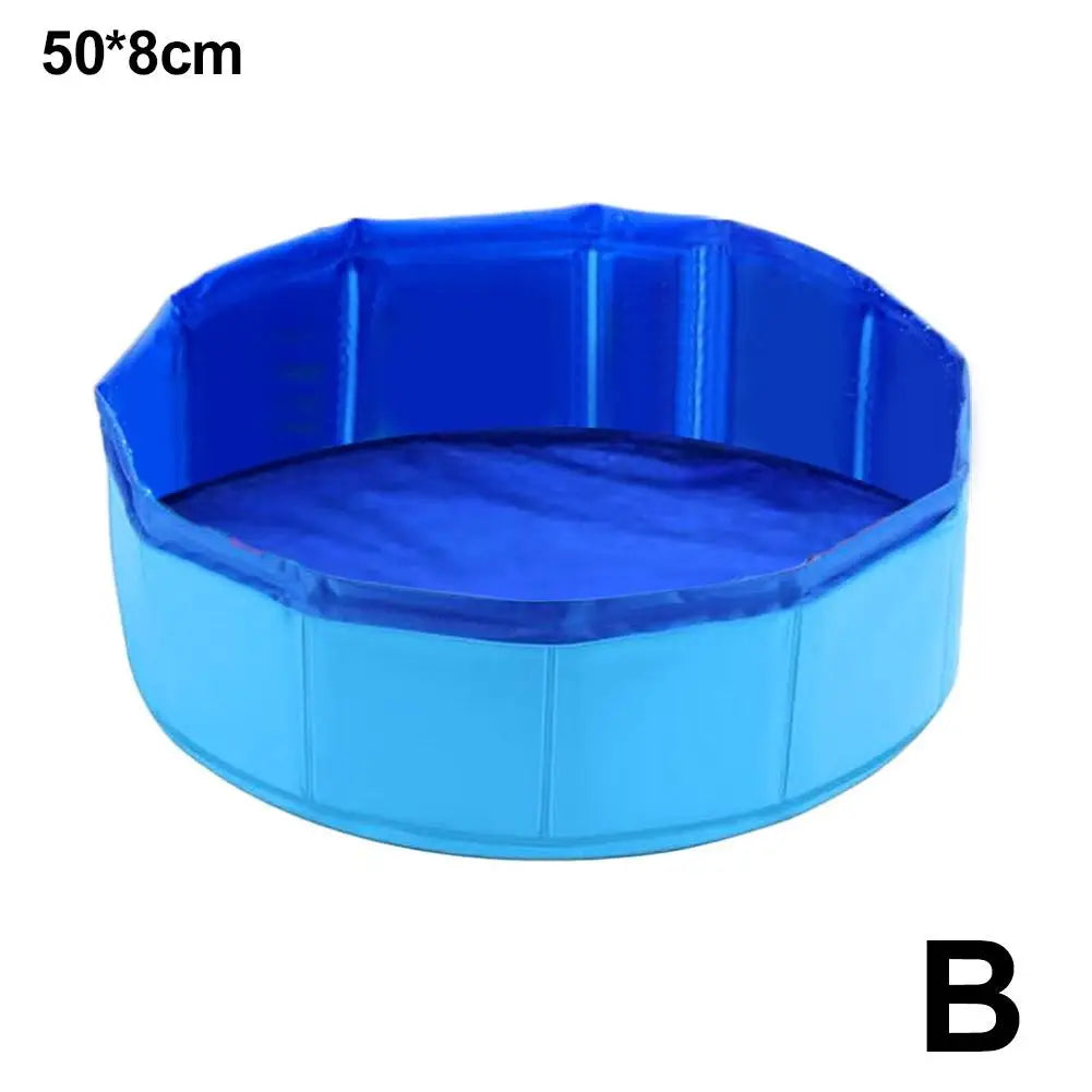 Foldable Dog Bath Swimming Pool Cat Toy