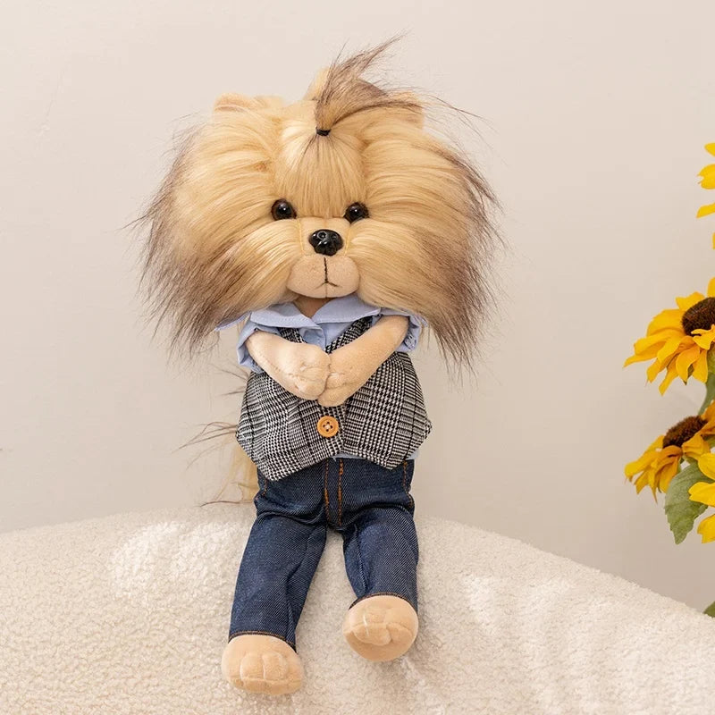 Cute Lion S Head Puppy Plush Toys Soft Animal Home Decoration – 6 Colors