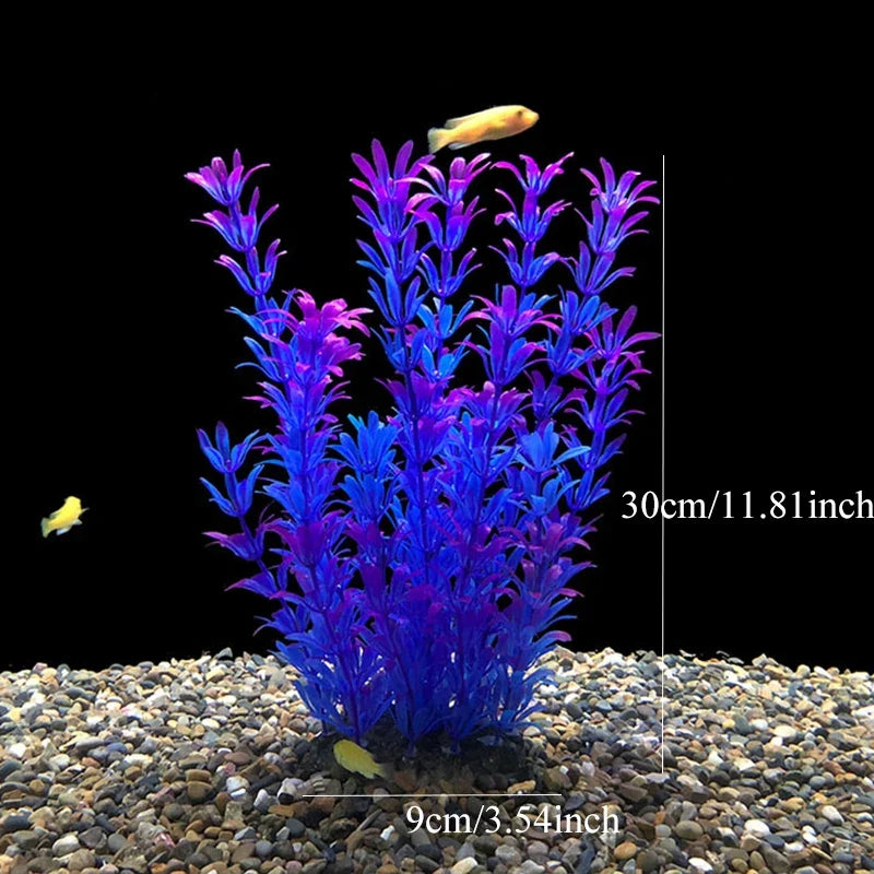 Artificial Aquarium Decor Plants Plastic - MyPetDollar.com