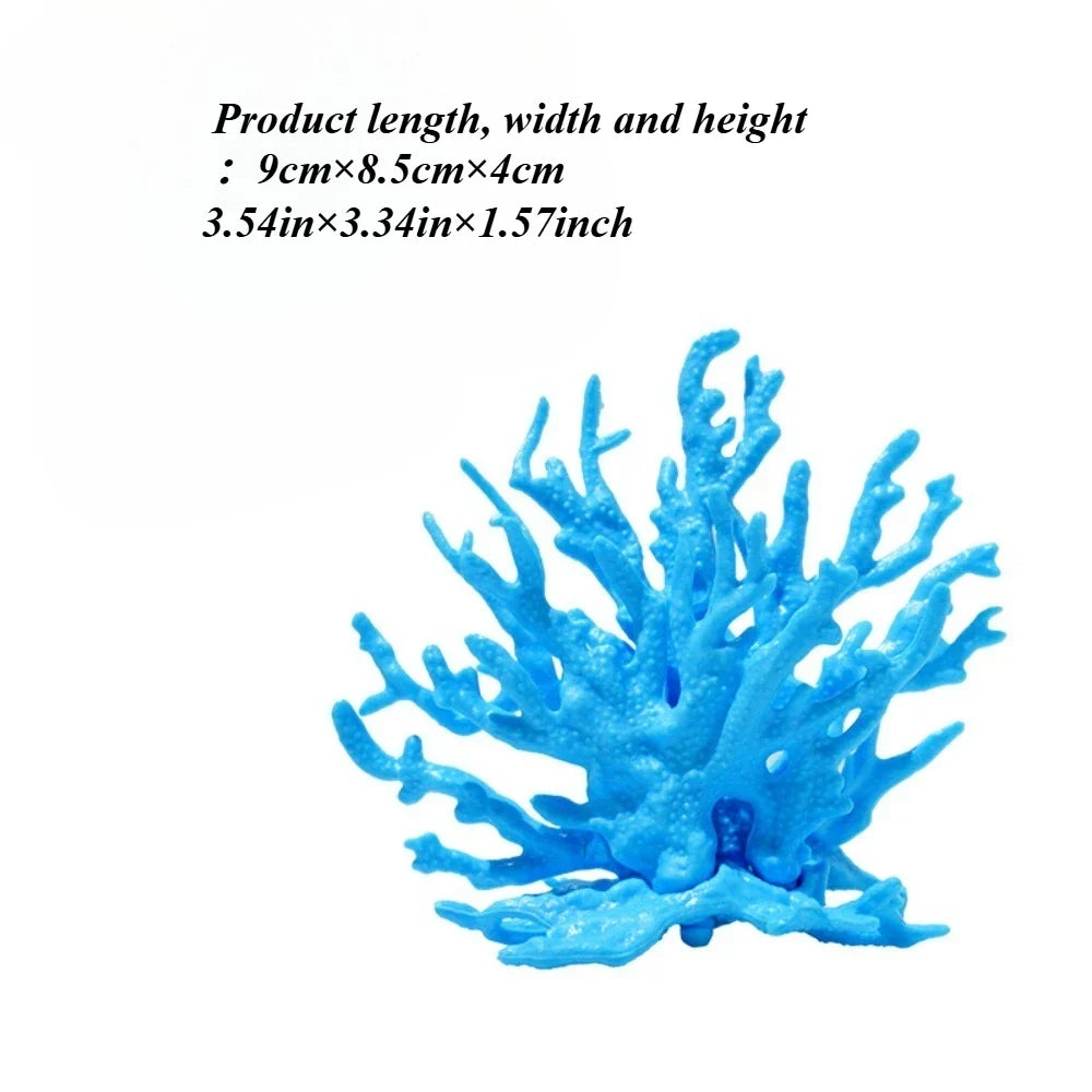 Fish Tank Aquascape Simulation Coral Water - MyPetDollar.com
