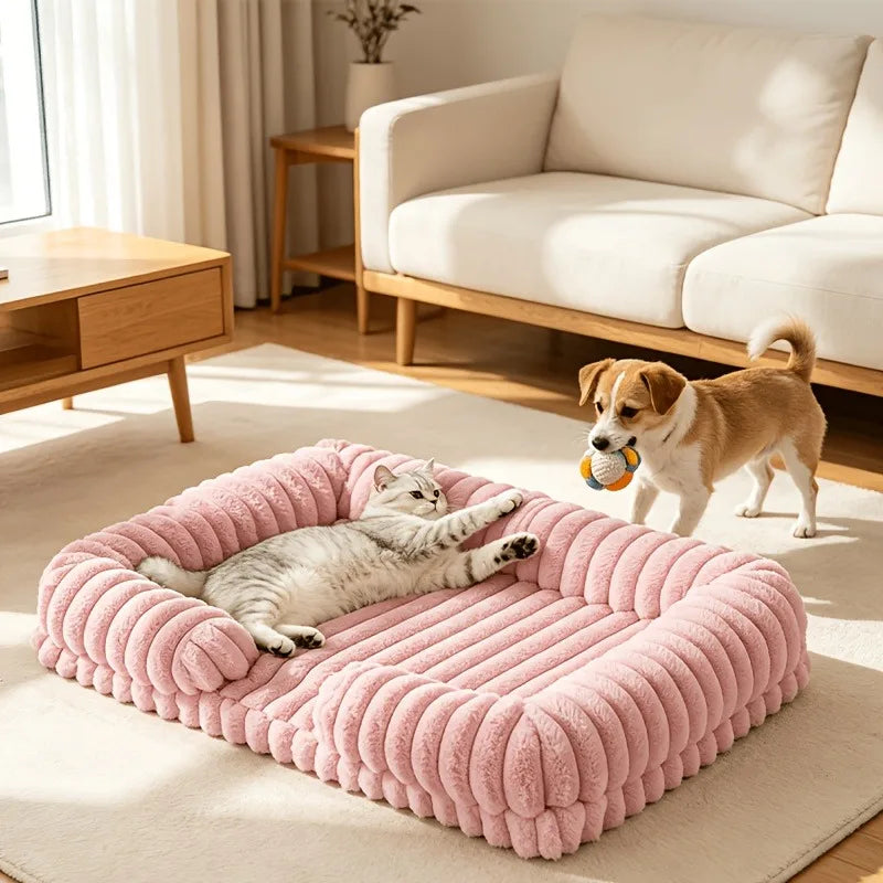 Calming Dog Bed Orthopedic Memory Foam Sofa - MyPetDollar.com