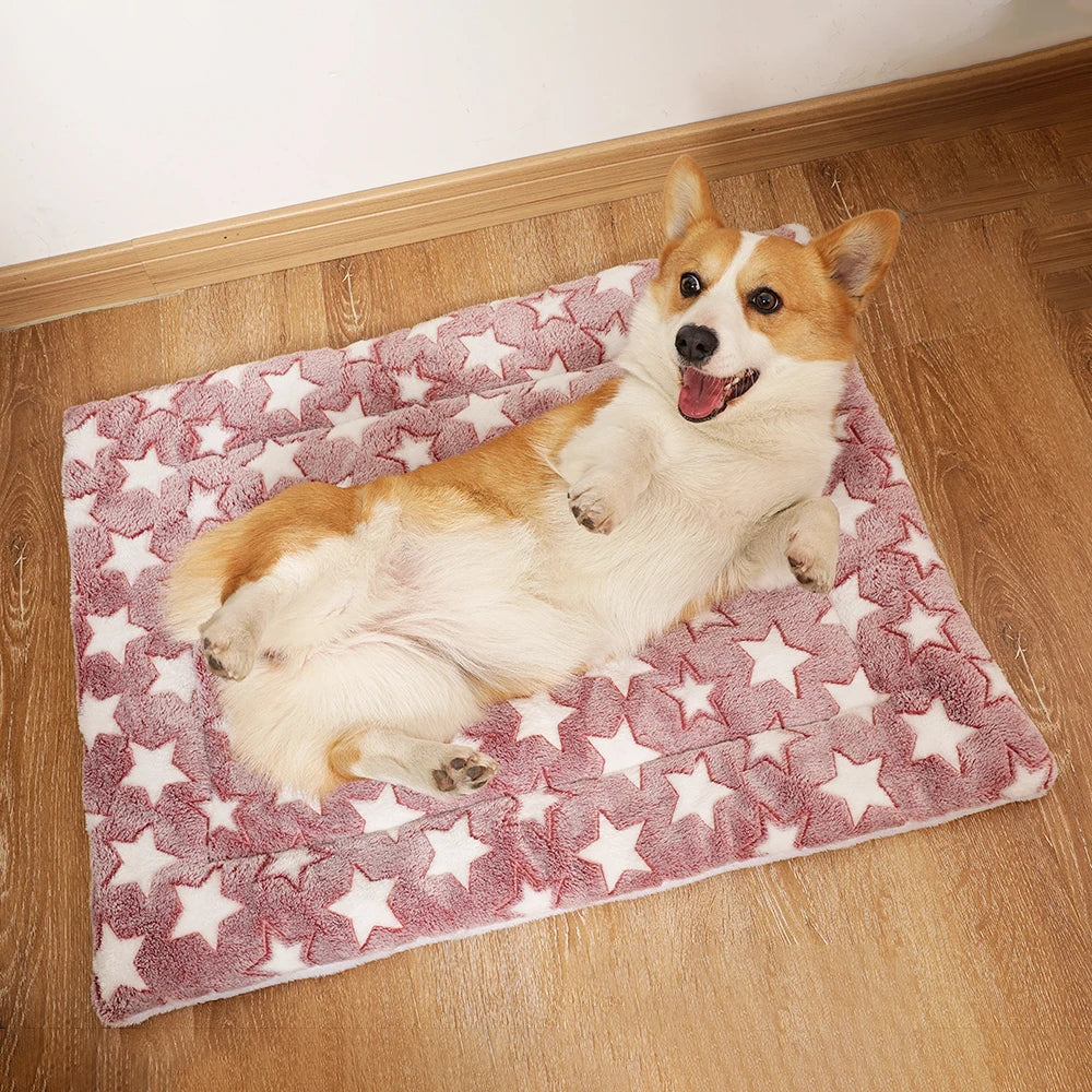 Pet Dog bed mat Thickened Flannel Soft - MyPetDollar.com