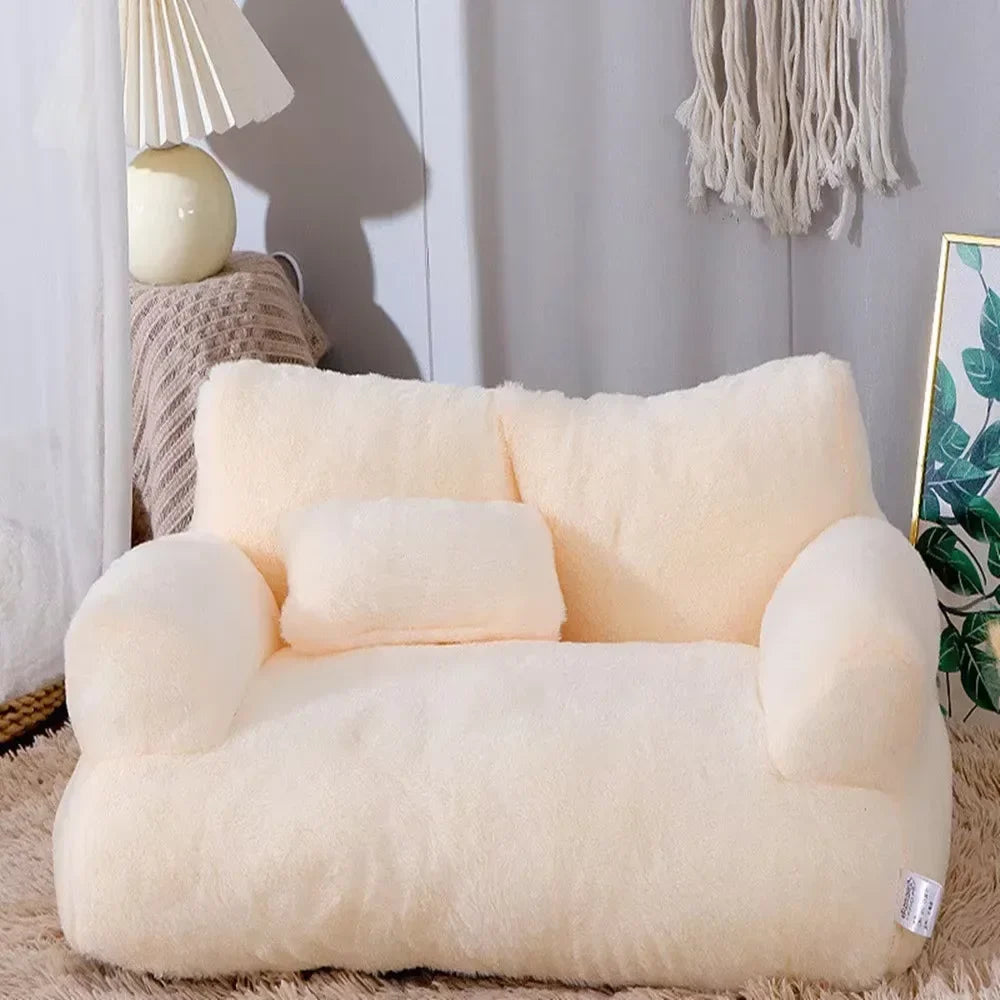 Ultra Soft Fluffy Pet Sofa Bed Cushion for - MyPetDollar.com