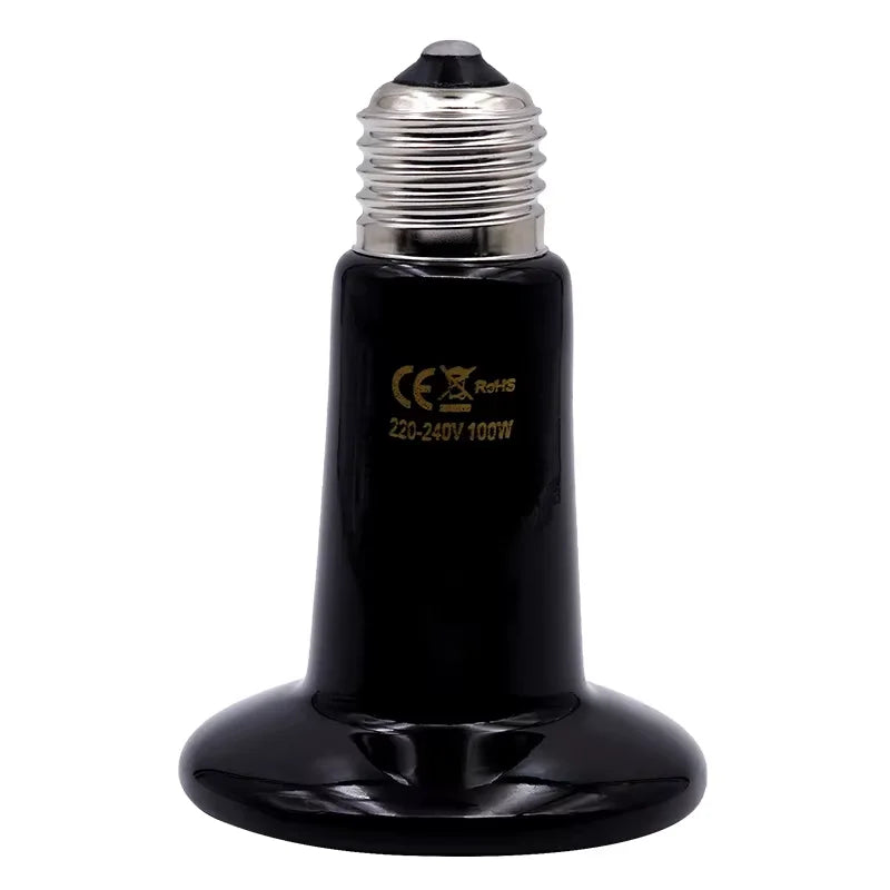 1Pcs Pet Heating Lamp Black Infrared Ceramic - MyPetDollar.com