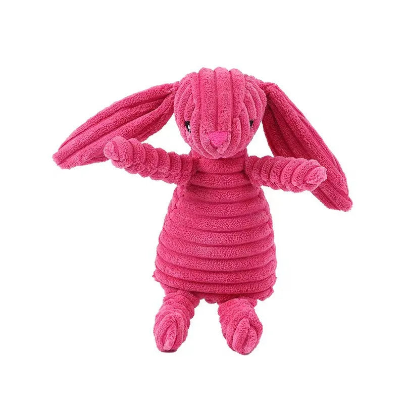 Dog Molar Toy Vent Training Corduroy Monkey Pig Voice Plush