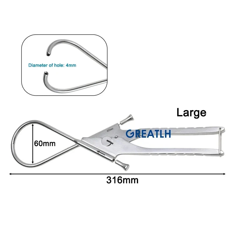 Greatlh Bone Wire Passers Guide Device Stainless Steel for Dogs