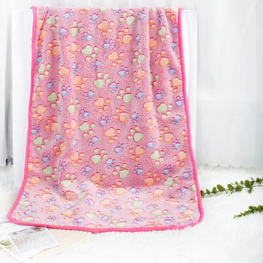 Pet Blanket Ultra-soft Fluffy Printed Mat - MyPetDollar.com