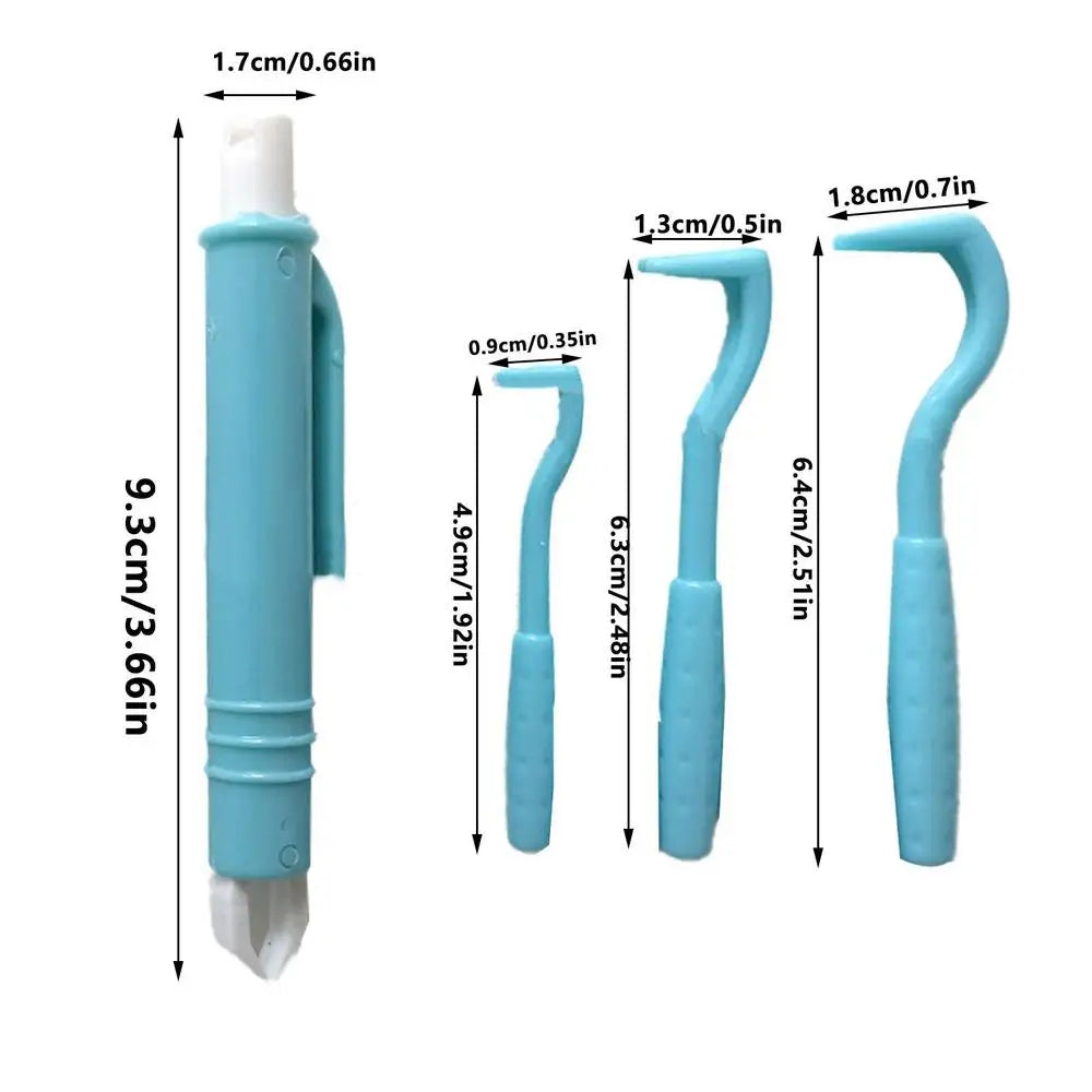 Flea Remover Hook Tick Removal Tweezer Pull Cat & Dog – 3 Colors