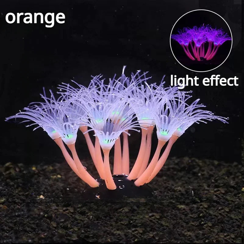 Simulation Silicone Coral Fish Tank – Aquarium Supplies