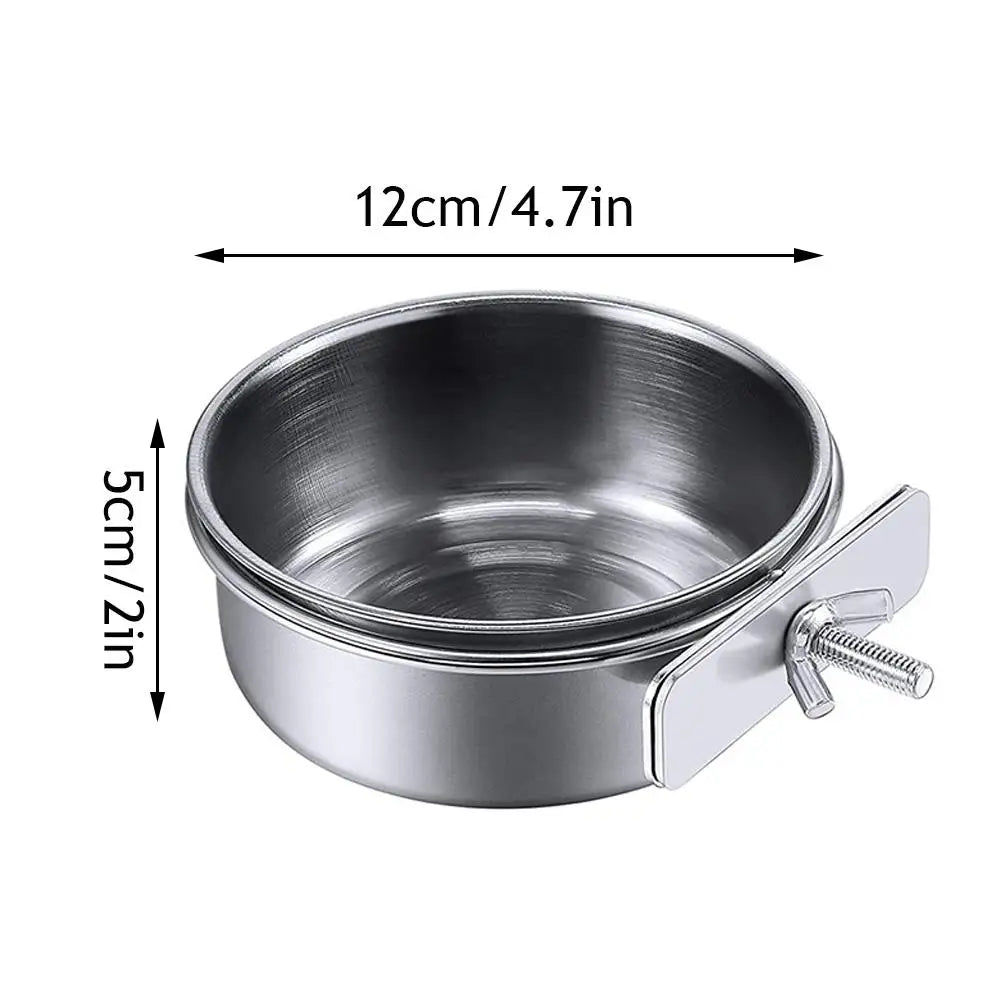 Stainless Steel Bird Bowls – 4 Colors