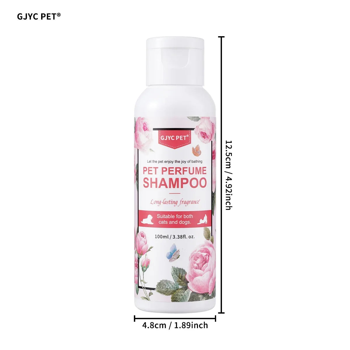 Perfumed Pet Shampoo for Dogs & Cats Natural Long Lasting