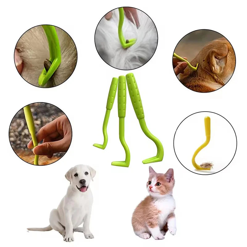 Pet Cleaning Tick Remover Hook Dog Flea Lice - MyPetDollar.com
