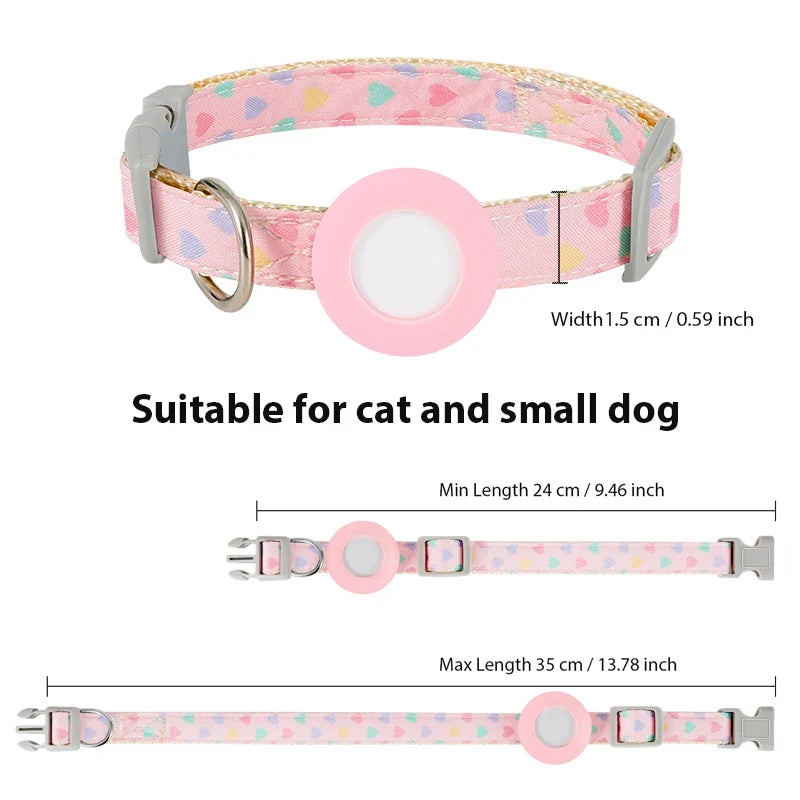 Cute Pet Collar For Airtag Adjustable Collar - MyPetDollar.com