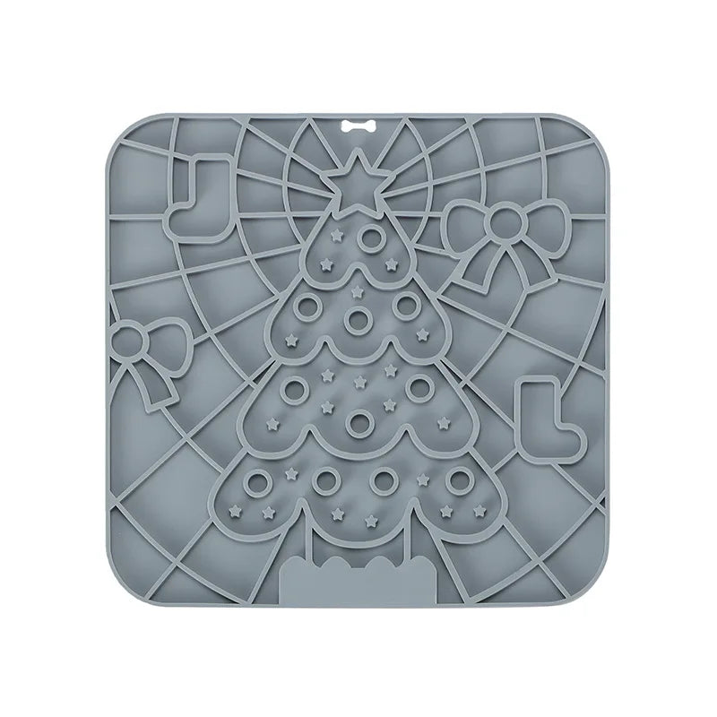 Pet Lick Silicone Mat for Dogs Slow Food Plate Bathing