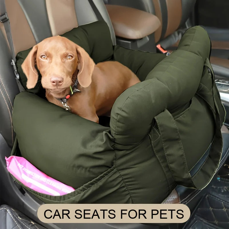 Dog Car Seat with Safety Belt - Non-Slip Pet - MyPetDollar.com