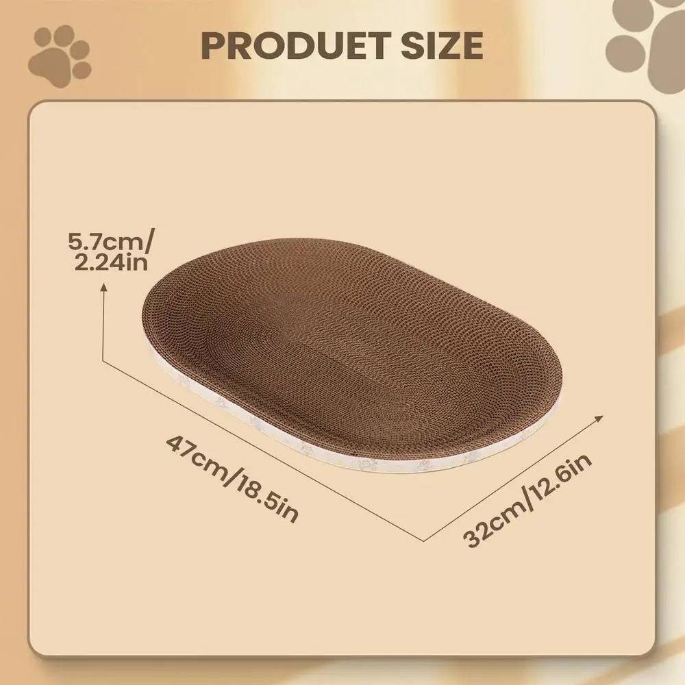 Cat Scratching Board Comfortable Breathable Corrugated Pet