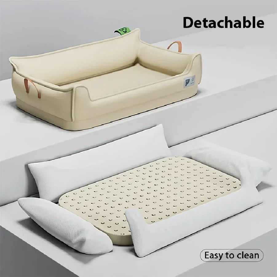 Orthopedic Leather Dog Bed Sofa – Detachable - MyPetDollar.com