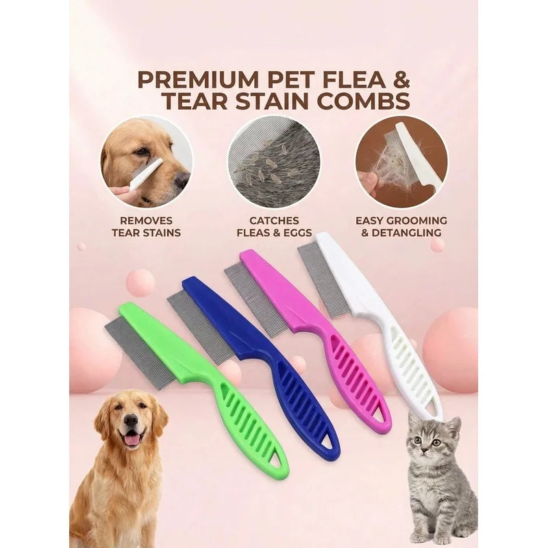 Pet Tear Stain & Flea Comb Fine Tooth - MyPetDollar.com