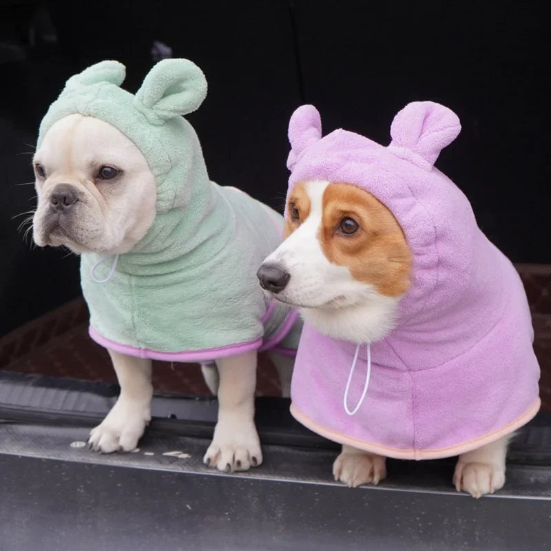 Microfiber Dog Bathrobe Super Absorbent Pet - MyPetDollar.com