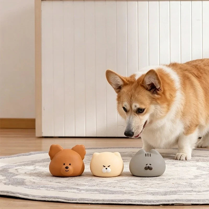 Dog Chew Toy Pet Squeaky Ball Toy Teeth Care - MyPetDollar.com