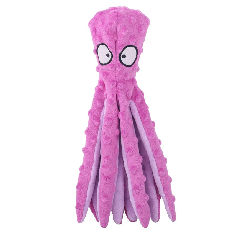 Pet Plush Toy Cat & Dog Voice Octopus Shell Puzzle
