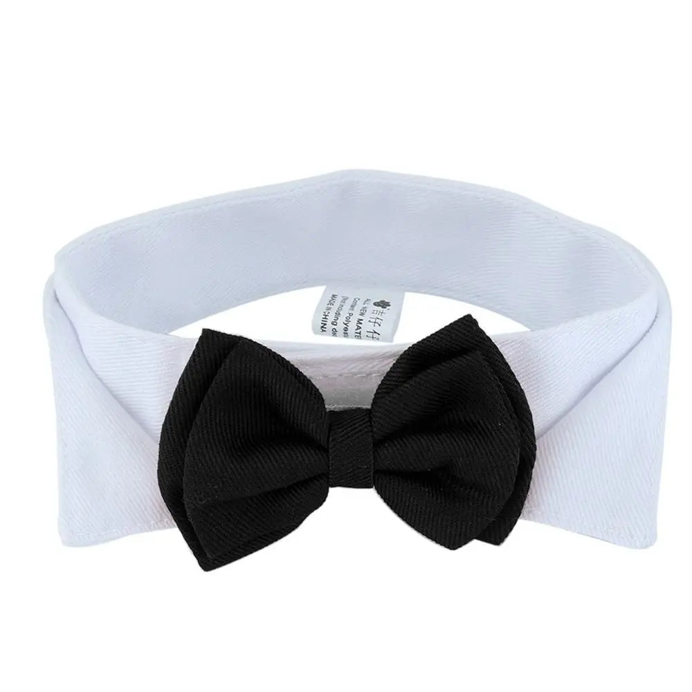 Adjustable Pet Bow Tie Collar - Cute Dog & Cat Necktie – Dog Supplies