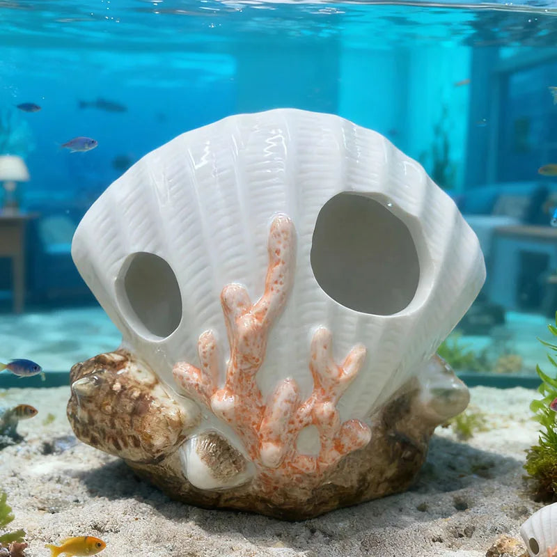 Ceramic Aquarium Ornaments – 3 Colors