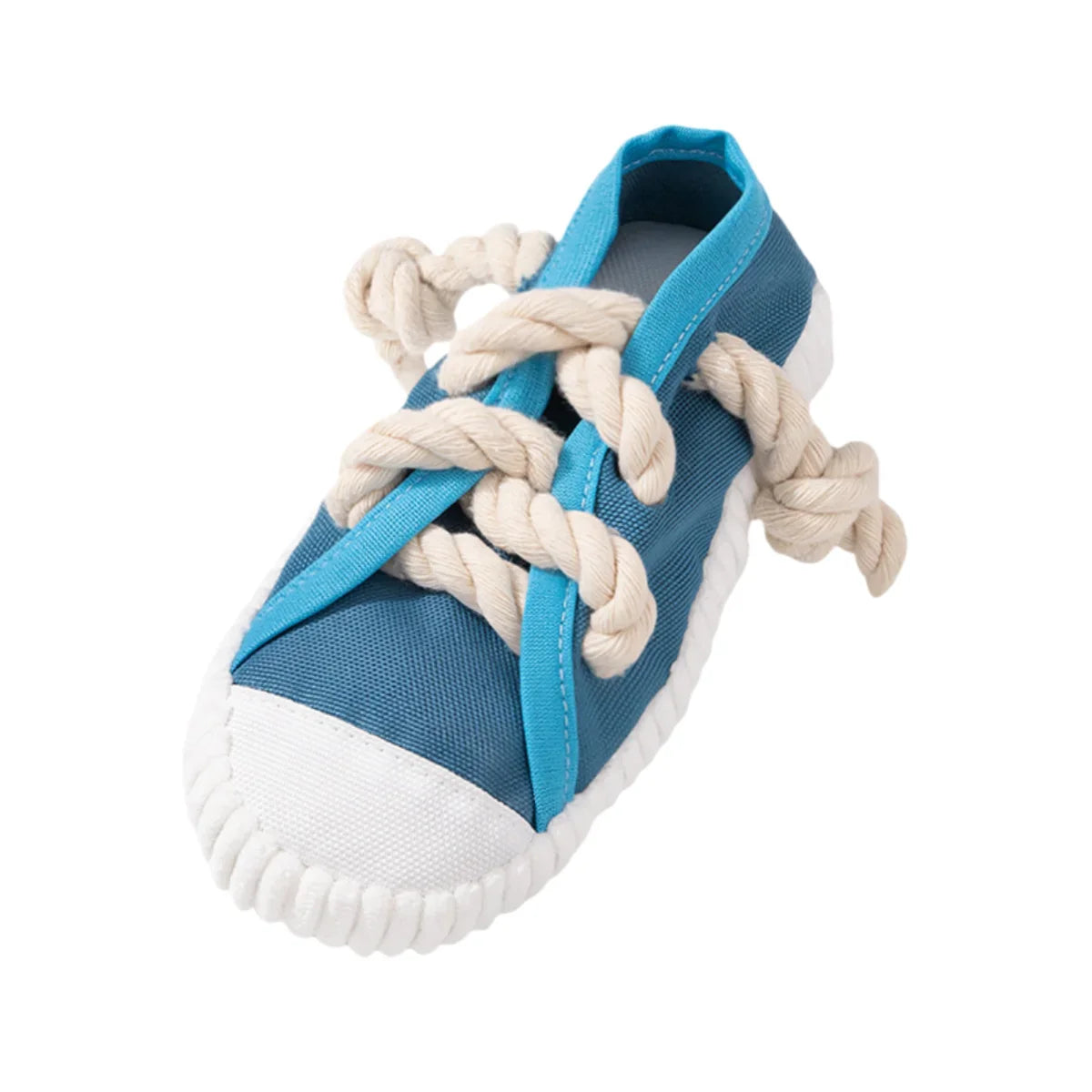 Dog Chewing Toy Squeaky Bite Resistant Canvas Shoes – 3 Colors