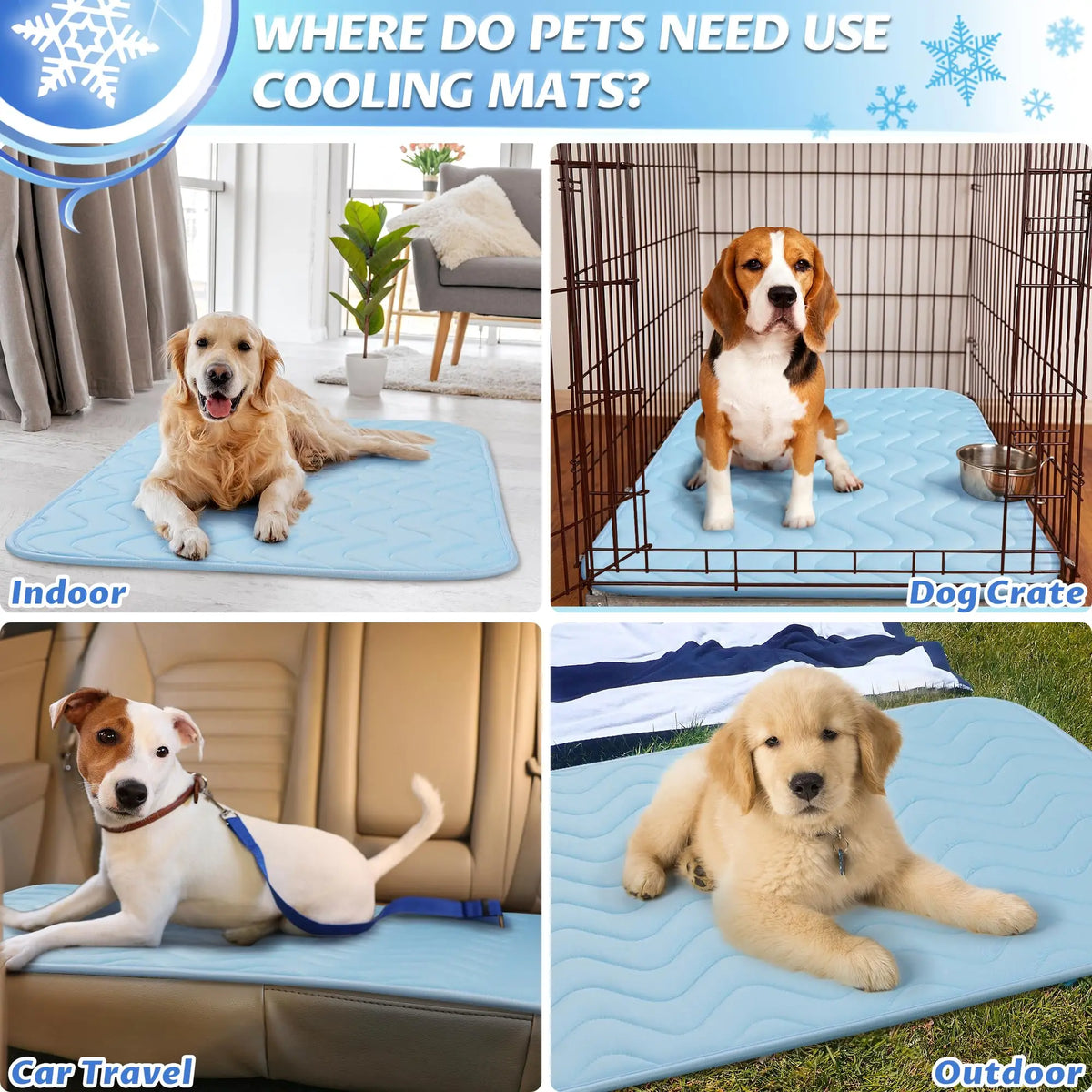 Ice Silk Cool Sleeping Cushion Washable - MyPetDollar.com