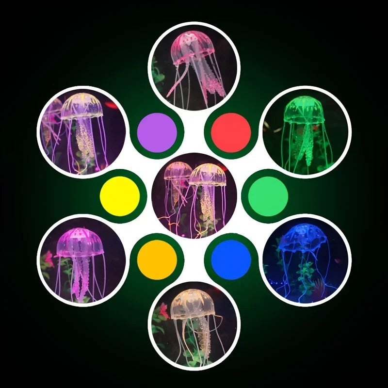 Artificial Fluorescent Simulation Jellyfish, - MyPetDollar.com
