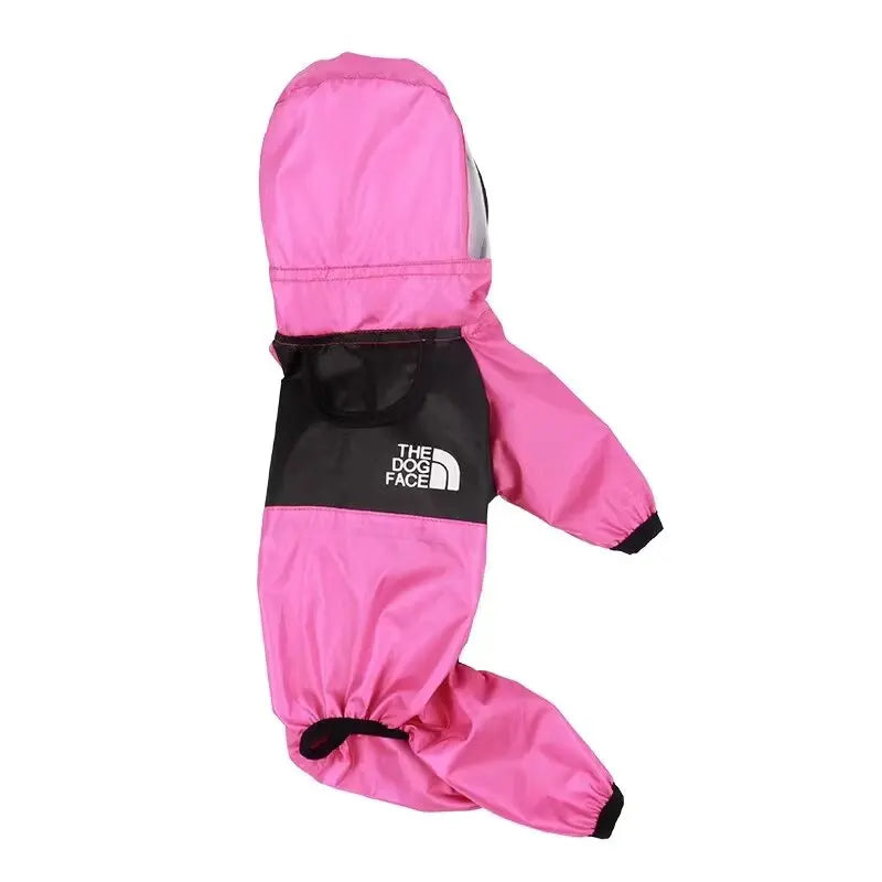 Pet Dog Raincoat Transparent Hooded Jumpsuit - MyPetDollar.com