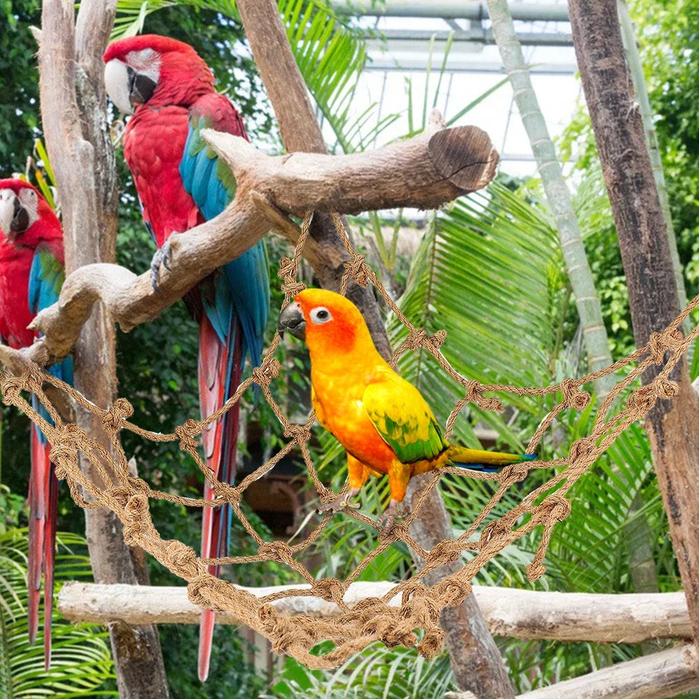 40*40cm Parrot Climbing Net Bird Toy Swing - MyPetDollar.com