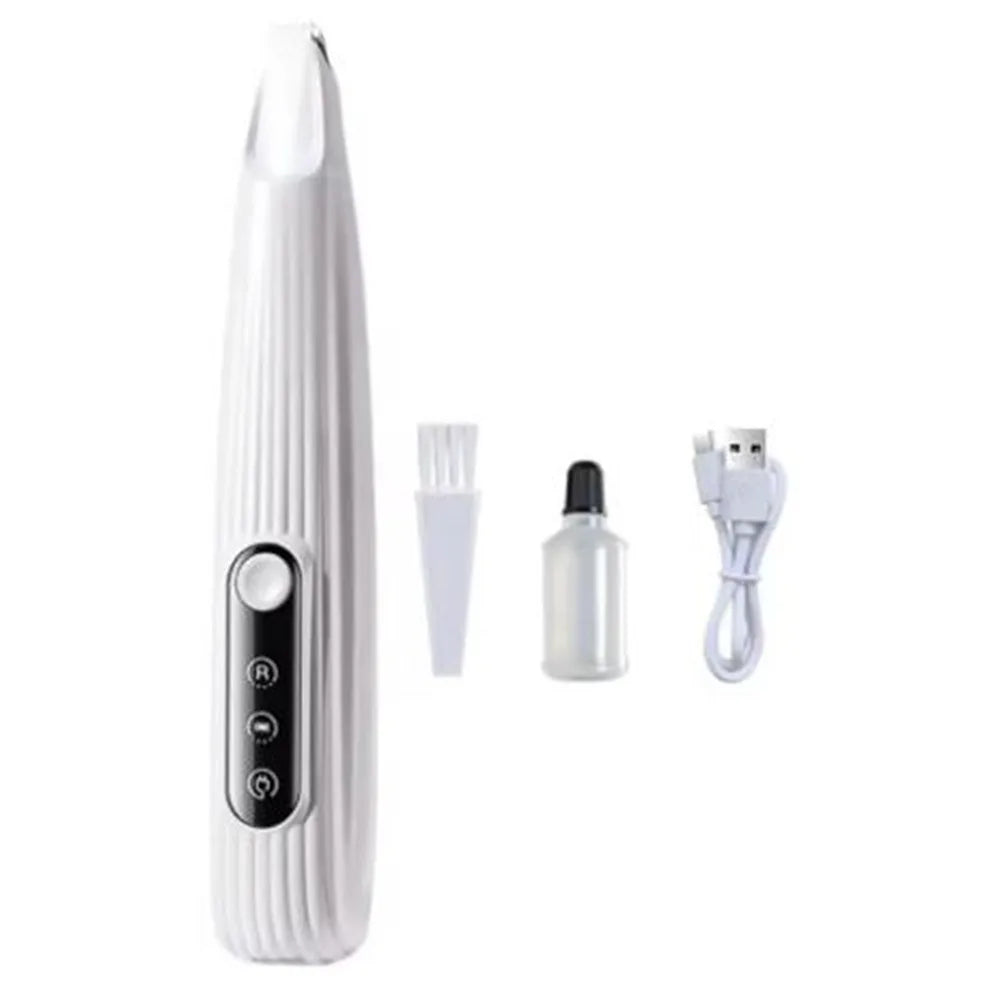 Low Noise Pet Foot Shaver Smart Display Waterproof Paw Hair, Rechargeable