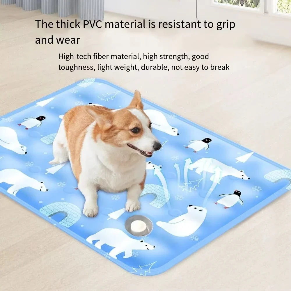 Pet Cooling Mat Summer Pet Cold Bed Water - MyPetDollar.com