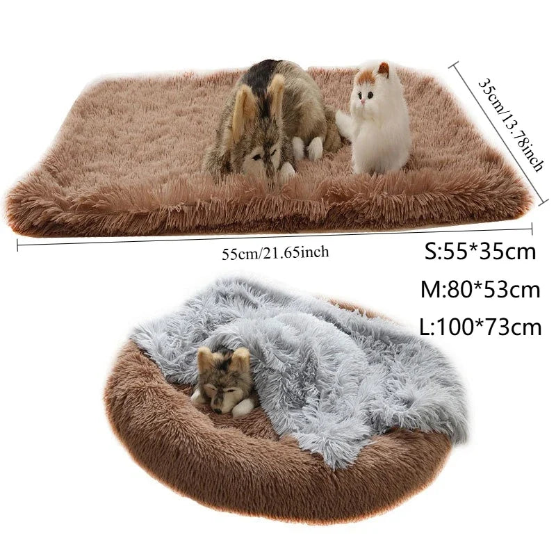 Soft Pet Blanket Mat Warm Dog Cat Sleeping - MyPetDollar.com