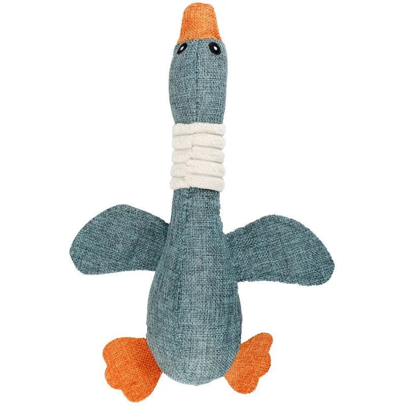 Cartoon Plush Dog Plaything Bite Resistant Decompression Duck Piglet – 6 Colors