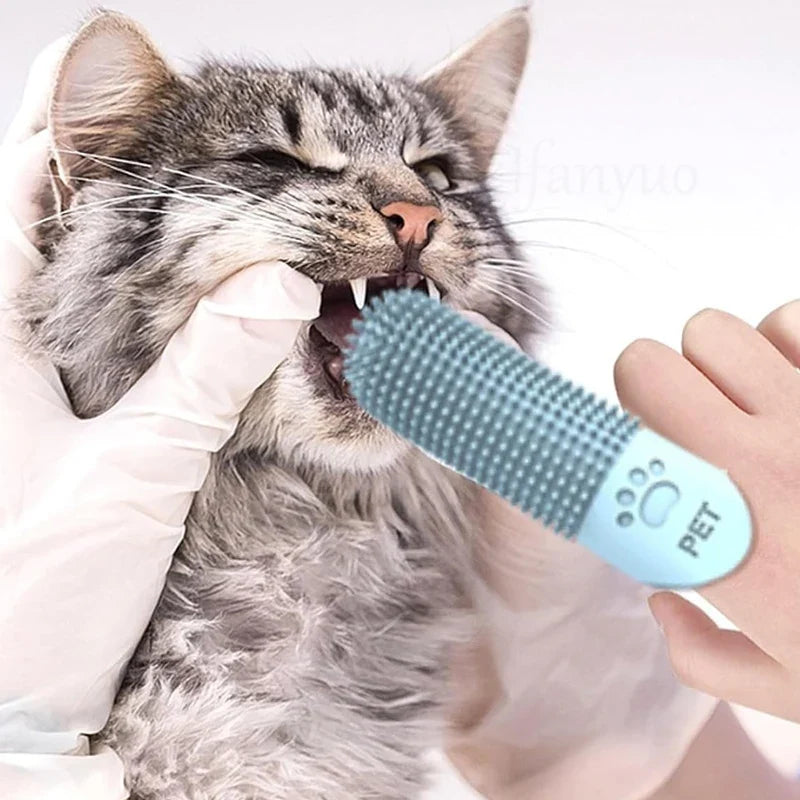 Soft Silicone Dog Toothbrush 360° Finger - MyPetDollar.com