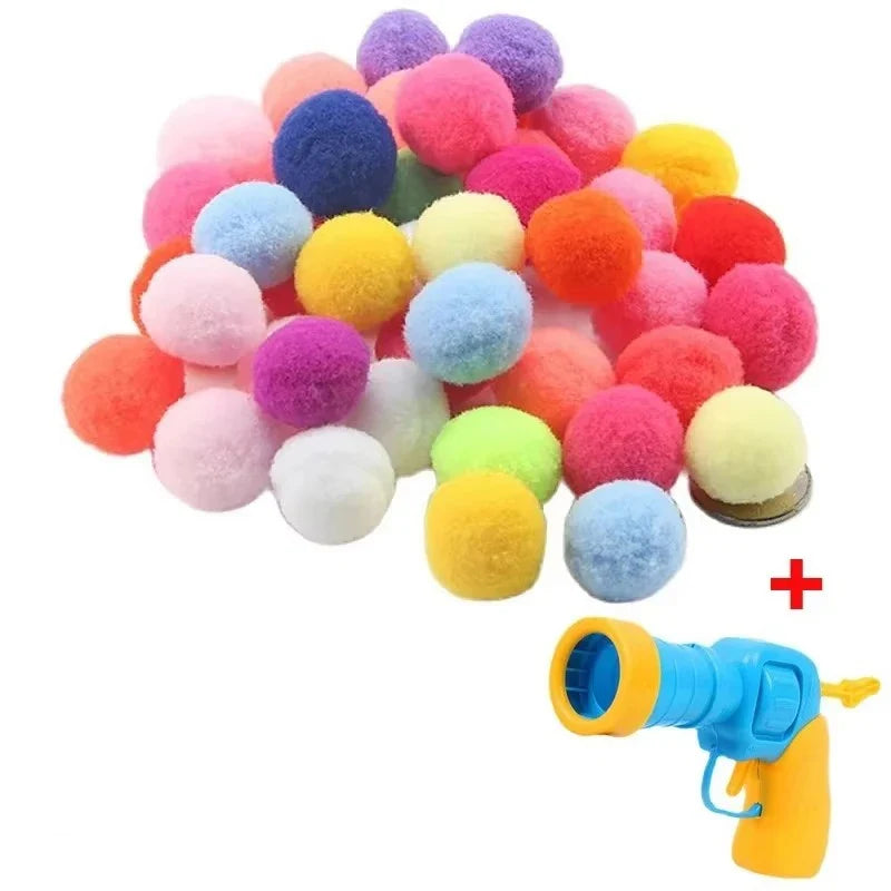 Random Squeaky Dog Plush Toy Set – 4 Colors